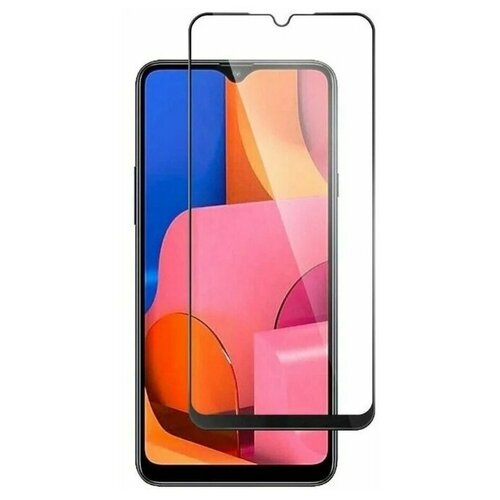 Защитное стекло на Samsung A02/ Стекло на Самсунг A02/ (black).