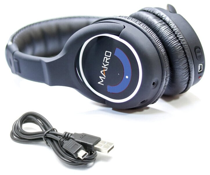 Наушники MAKRO KRUZER 2,4 кГц BLUE EDITION - фото №1