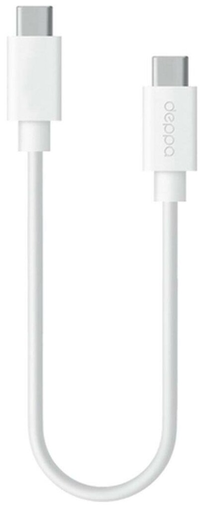 Кабель Deppa USB-C - Type-C 1.2м White (арт.72303)