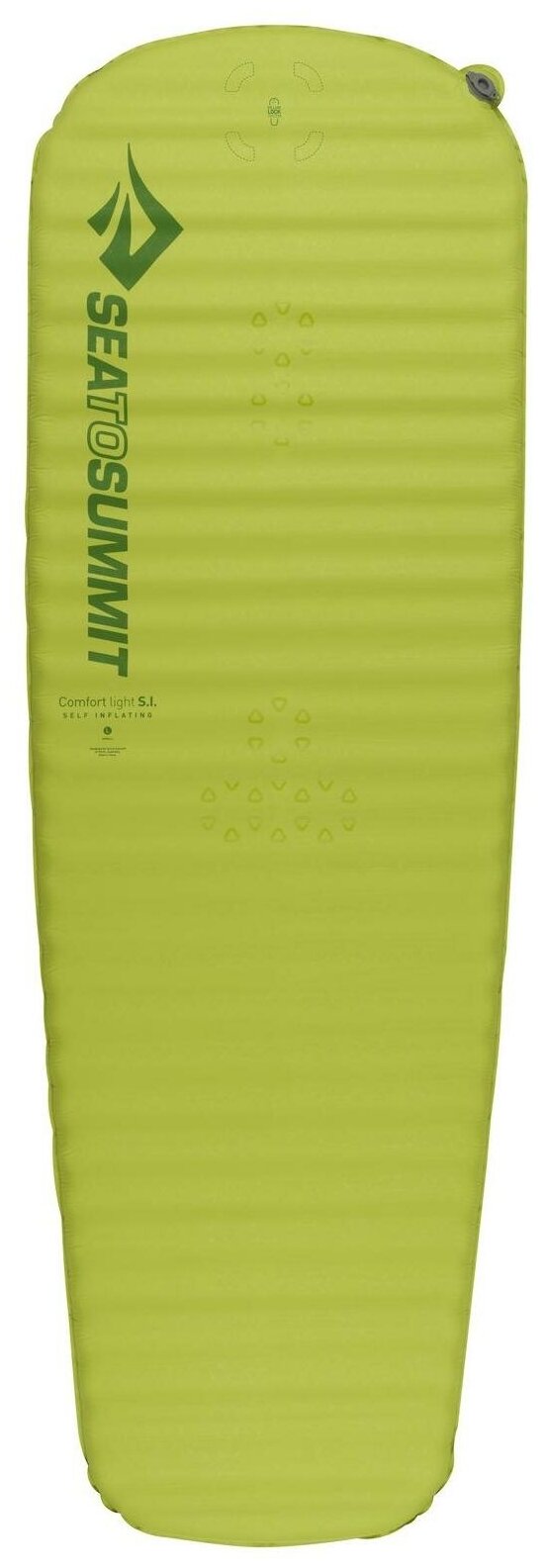 Коврик самонадувающийся Sea To Summit 2022 Comfort Light S.I. Mat Large Green