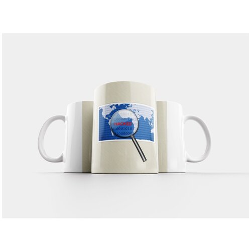 фото Кружка "взломанный, безопасность, интернет" 320 мл lotsprints