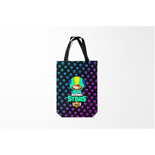 фото Сумка-шоппер / 31х42 см / геймерам / brawl stars leon burnettie