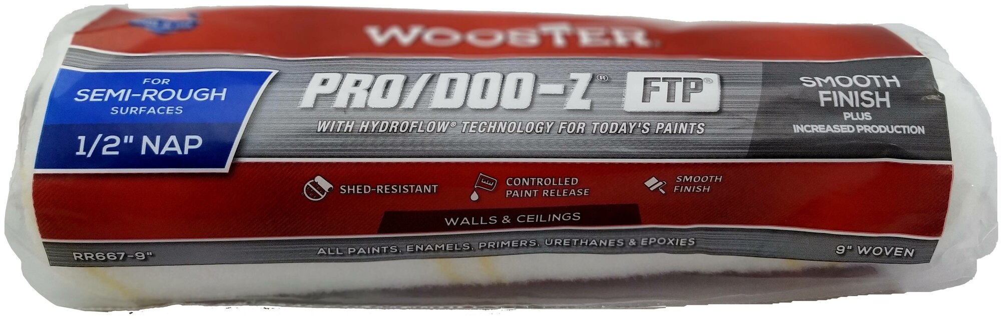 Валик износостойкий плетеный Wooster PRO/ DOO- Z® FTP® STANDARD (9