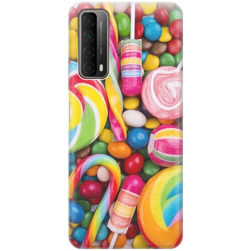 фото Силиконовый чехол на huawei p smart (2021) / хуавей п смарт (2021) с принтом "сладости" gosso