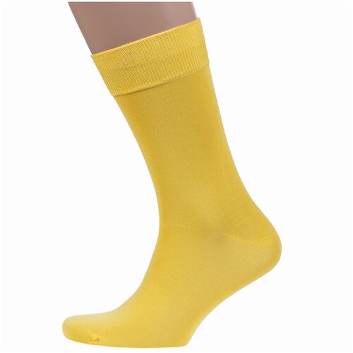 фото Мужские носки sergio di calze, 1 пара, классические, размер 27, желтый
