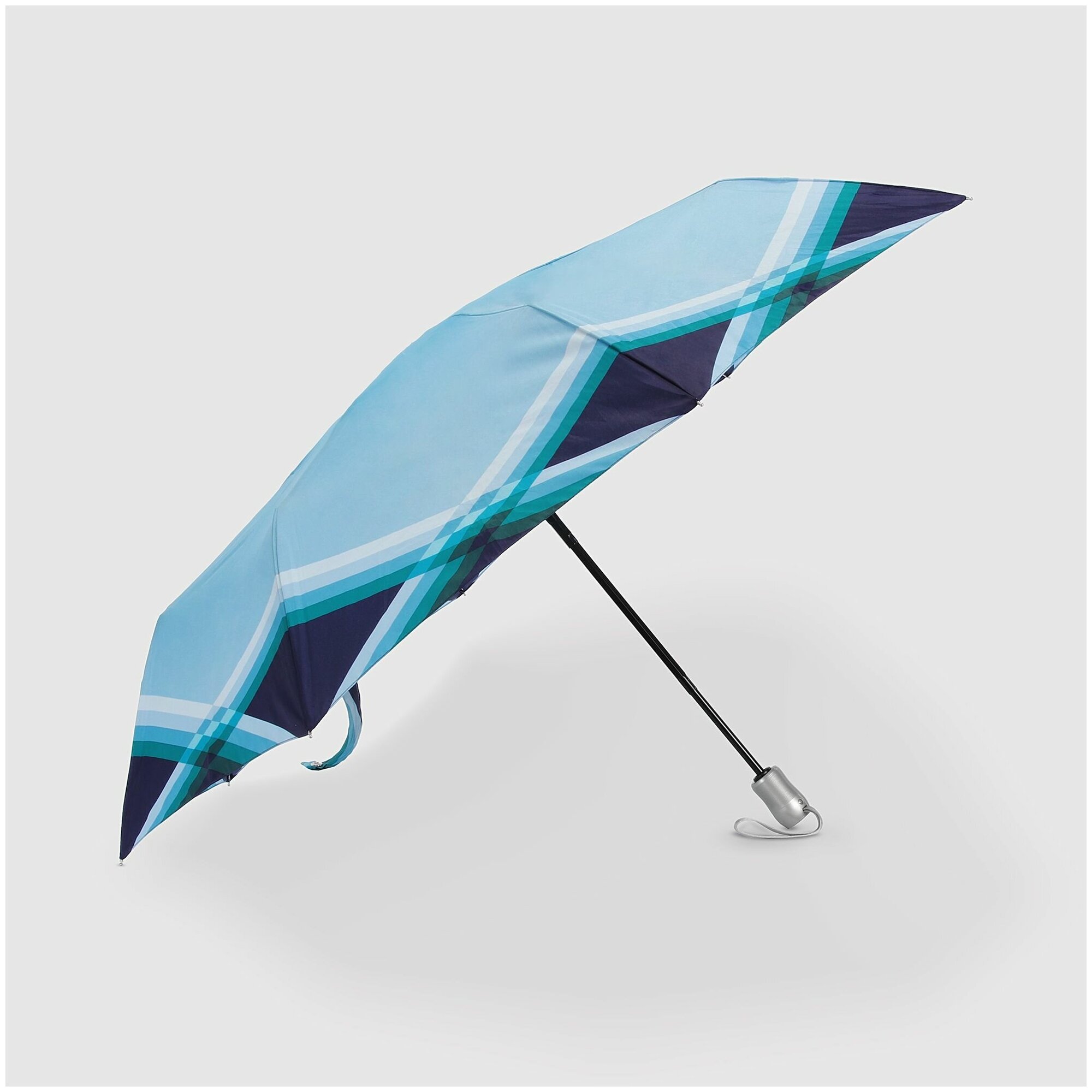 Зонт Doppler женский 3 сложения, полный автомат, голубой