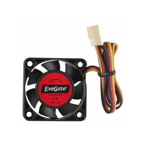 Вентилятор для видеокарты ExeGate 4010M12S, черный вентилятор для видеокарты his сдвоенный fdc10u12s9