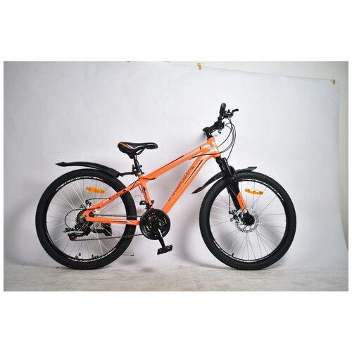 Велосипед Rook MА241D серый, оранжевый/24 