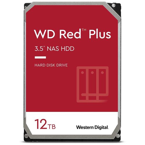 WD Жесткий диск WD SATA-III 12Tb WD120EFBX NAS Red Plus 7200rpm 256Mb 35 WD120EFBX 41284₽