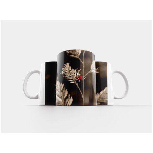 фото Кружка "божья коровка, макрос, природа" 320 мл lotsprints