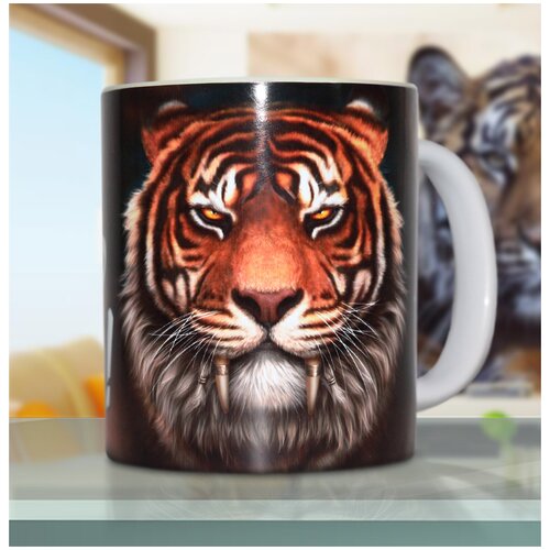 фото Кружка оригинальный подарок на новый год. "символ года 2022. тигр. твори добро". winkel-house