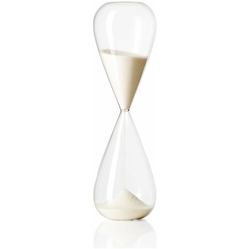 Часы песочные капля 30 минут, классика, прозрачные, H 23см, А-530