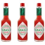 Соус Tabasco с красным перцем, набор: 3 штуки - изображение