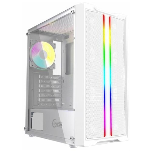 Корпус ATX Powercase Mistral Evo White (USB3.0, Audio, WN, LED, белый[CMIEW-F4S]) корпус powercase mistral evo atx без бп black cmieb f4s