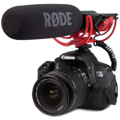 Микрофон RODE VideoMic Rycote направленный, моно, 3.5 мм накамерный микрофон rode stereo videomic rode