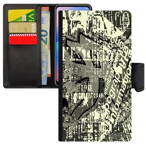 фото Противоударный чехол книжка для мобильного // apple iphone x // "стрит-арт" живопись искусство, utaupia, цветной