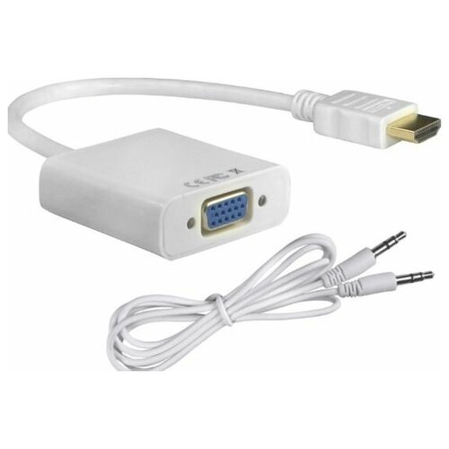 Конвертер HDMI - VGA + AUX кабель в комплекте