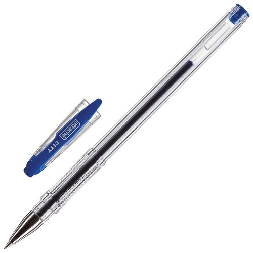 Ручка гелевая неавтоматическая Attache City 0,5мм синий Россия ручка гелевая неавтоматическая attache city 0 5мм синий россия 3 штуки