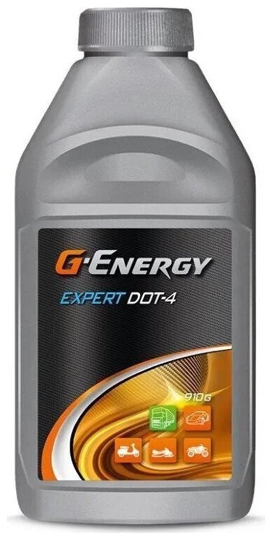 Жидкость тормозная Expert G-ENERGY DOT 4 910 г G-ENERGY 2451500003 | цена за 1 шт