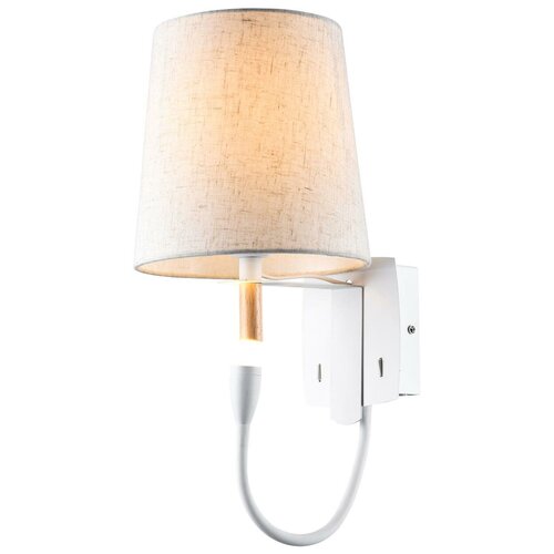фото Бра lussole cozy lsp-8234 модерн белый e27+led 41вт