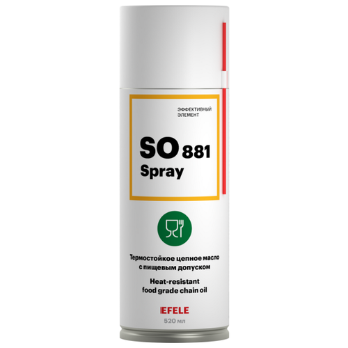 фото Цепное масло efele so-881 spray с пищевым допуском (0.52 л)