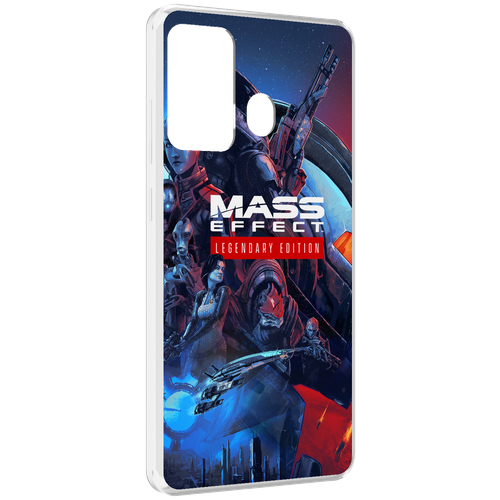 Чехол MyPads Mass Effect Legendary Edition для ITEL A27 / ITEL P17 задняя-панель-накладка-бампер