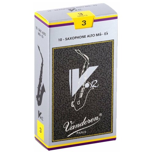 Трости для альт саксофона Vandoren V.12 №3 (10 шт)