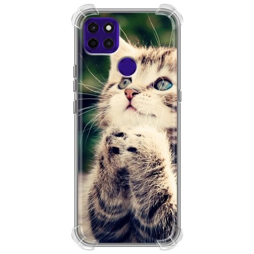 фото Дизайнерский силиконовый с усиленными углами чехол для lenovo k12 pro котята 100gadgets
