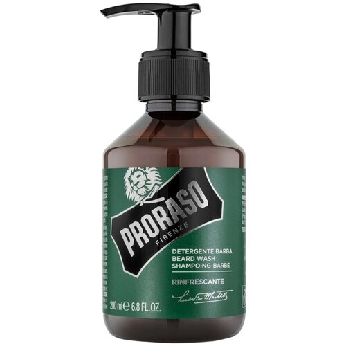 Proraso Refreshing Beard Wash - Шампунь для бороды 200 мл / Прорасо