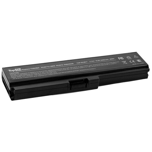 фото Аккумуляторная батарея topon для ноутбука toshiba pa3636u-1bar 10.8v (4400mah)