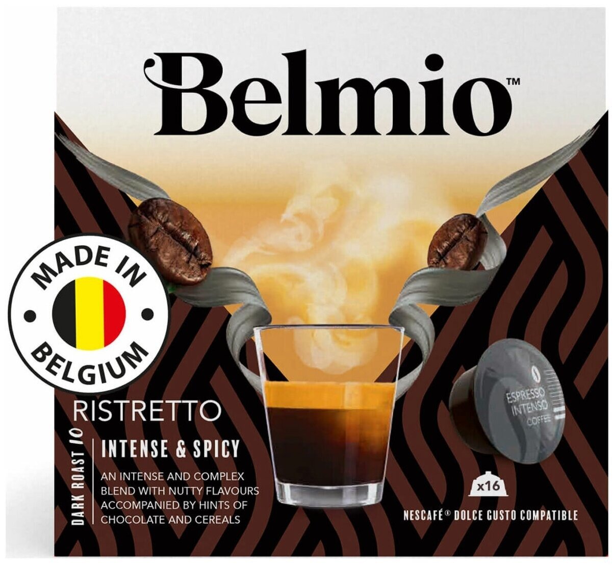 Кофе в капсулах Belmio Espresso Ristretto для системы Dolce Gusto, 16 капсул .