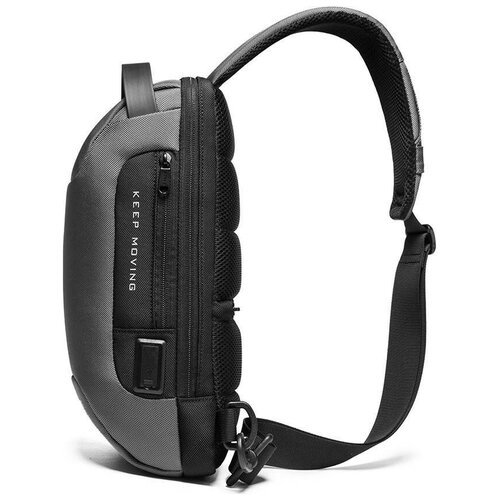 фото Однолямочный рюкзак bange bg22085 серый