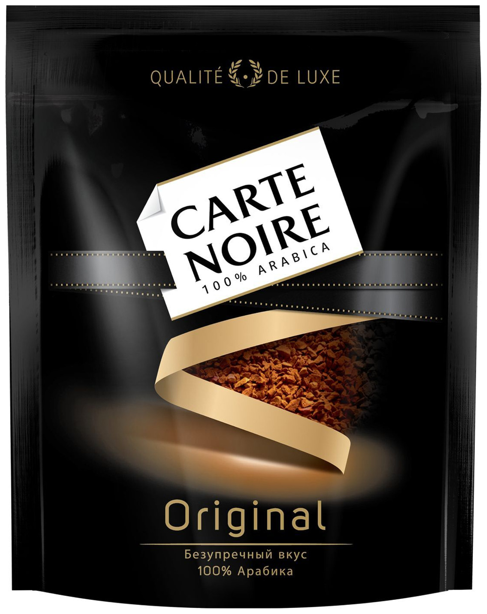 CARTE NOIRE кофе натуральный растворимый сублимированный пакет 75г