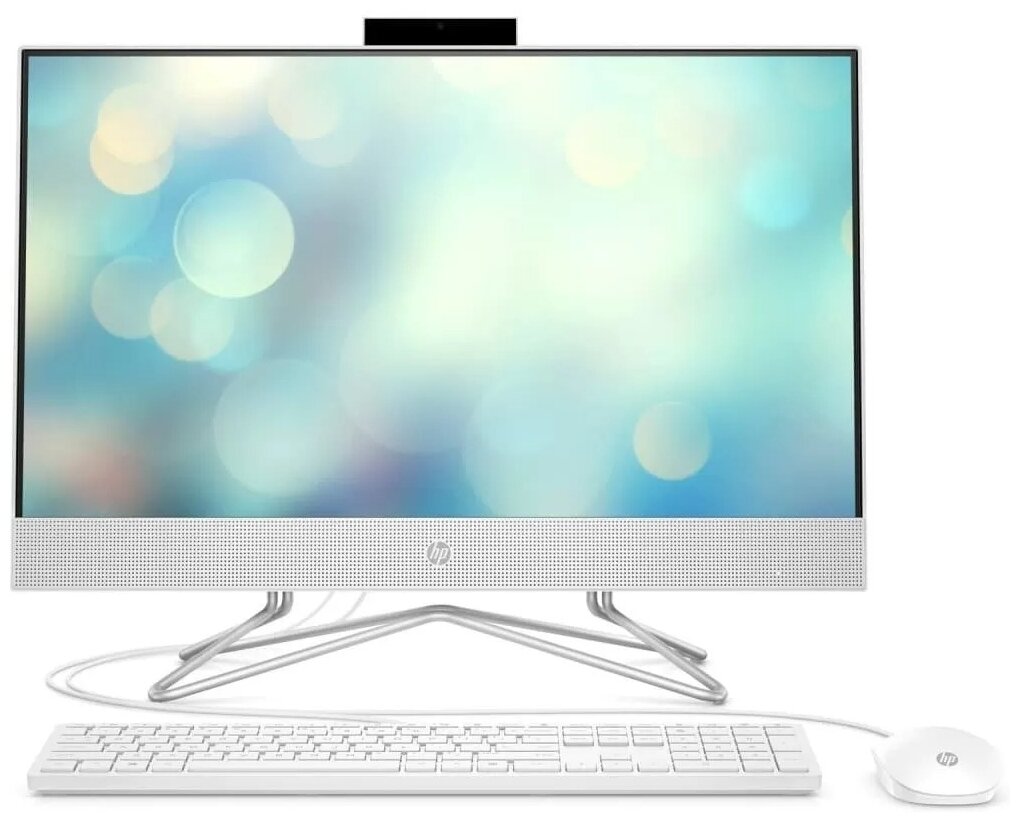 Моноблок HP 24-df1067ur AiO 238i3 1125G48Gb512SSDnoDVDMX330 2GbSnow WhiteFreeDOS KBD M