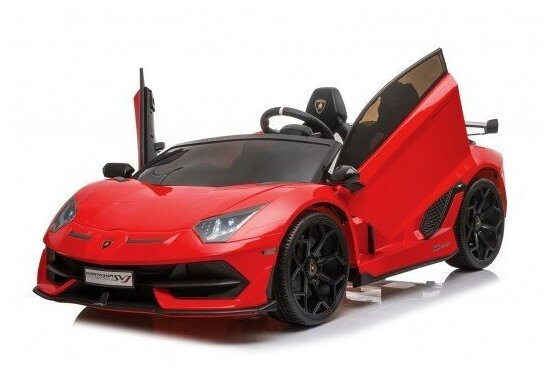 Электромобиль RiverToys Lamborghini Aventador SVJ A111MP (Красный / 110W)