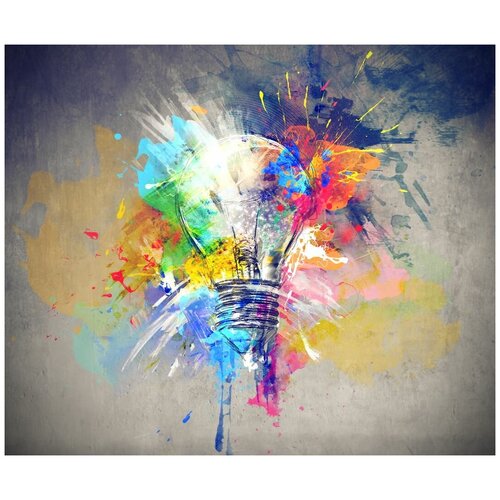 Фотообои Уютная стена Яркие идеи для творчества 320х270 см Бесшовные Премиум единым полотном 16330₽