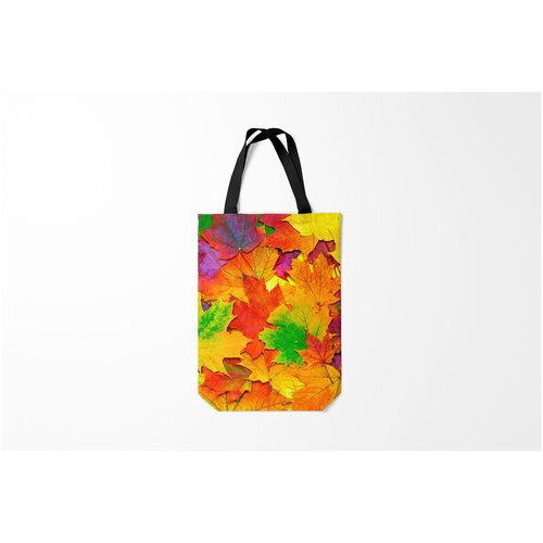 фото Сумка-шоппер / 31х42 см / популярные иллюстрации / листья осенние burnettie
