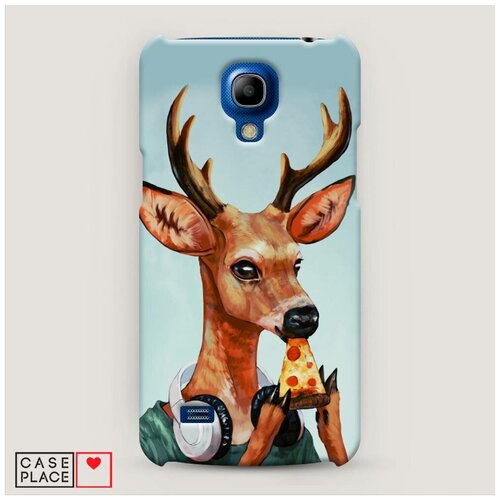 фото Чехол пластиковый samsung galaxy s4 mini пицца 13 case place
