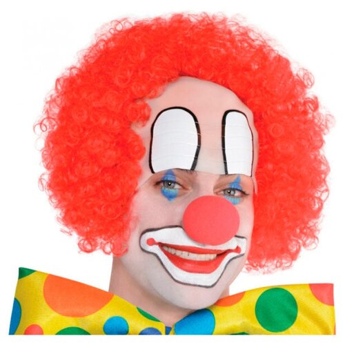 Парик Клоун с лысиной (Цв: Красный ) парик клоун желтый