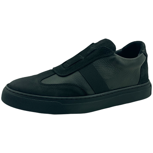 фото Franco vandat слипоны кожа/нубук.резинка (4428) размер: 44, цвет: черный