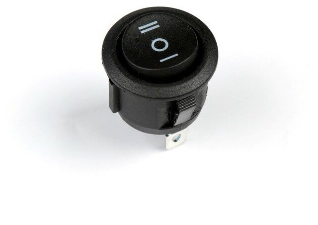 Кнопка - выключатель, трехпозиционный, без подсветки - фотография № 1
