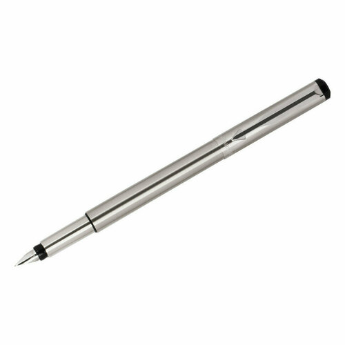 Ручка перьевая Parker Vector Stainless Steel синяя, 0,8мм, подарочная упаковка, 347068