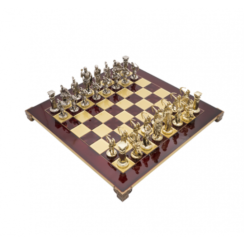 Шахматы Manopoulos Античные войны с фигурами из бронзы
