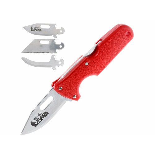 Нож Cold Steel Click N Cut Slock Master Skinner 3 клинка 420J2 ABS CS-40AT Cold Steel CS-40AT