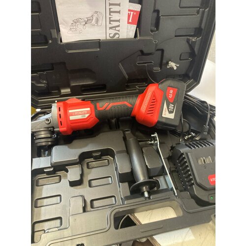 Аккумуляторная угловая шлифовальная машина Felisatti УШМ-12518Л3 Li-Ion АКБ 40 Ач ЗУ кейс 5885110 1320800₽