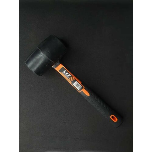 Киянка резиновая LIT с фиберглассовой рукояткой 500 гр.