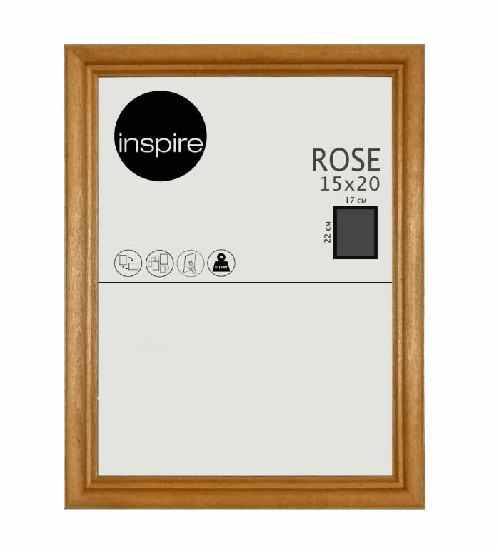 Рамка Inspire Rose 15х20 см дерево цвет светлый бук