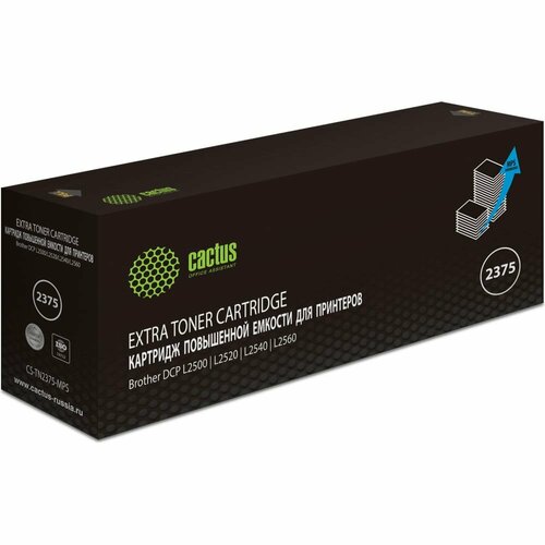 Лазерный картридж для brother dcp l2500/l2520/l2540 Cactus tn-2375x