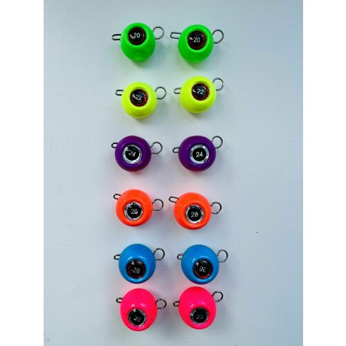 Набор крашеных разборных чебурашек 