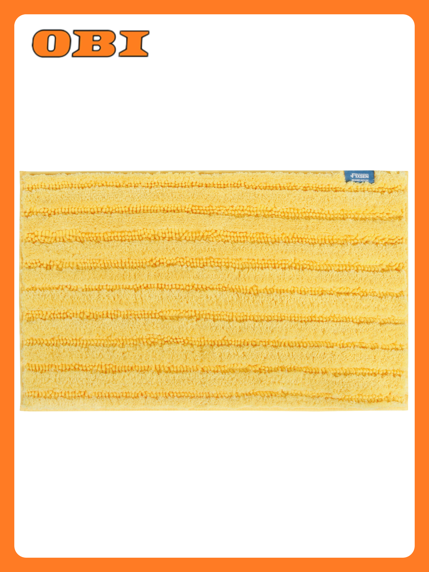 Коврик для ванной Combo желтый 50х80 см